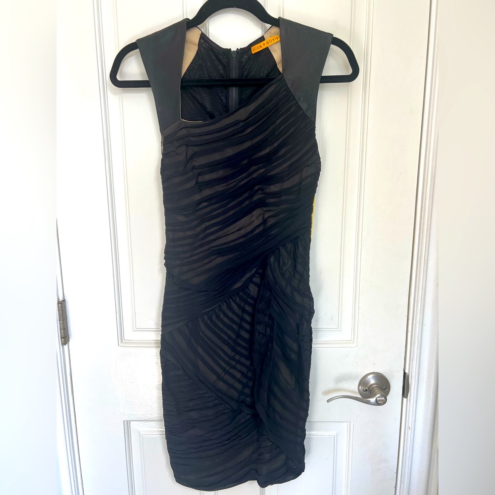 Alice and Olivia Black Dress size 0